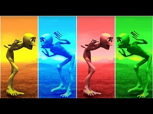 Alien Dance Party: Rainbow Groove Invasion!