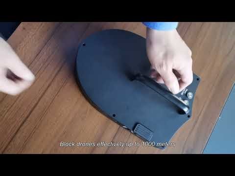 Drone Jammer 1000m Range Rechargeable Signal Blocker