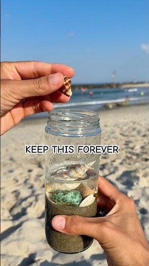 The beach memory jar everyone's making #shorts #trending #summer