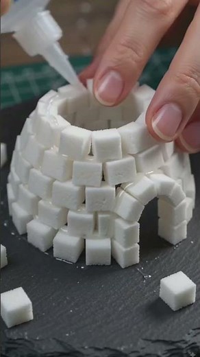 Wait for the final result... 🤫 sugar igloo!