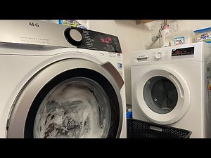 AEG L7FE74487 + Bosch WAN282A2 | Washing together