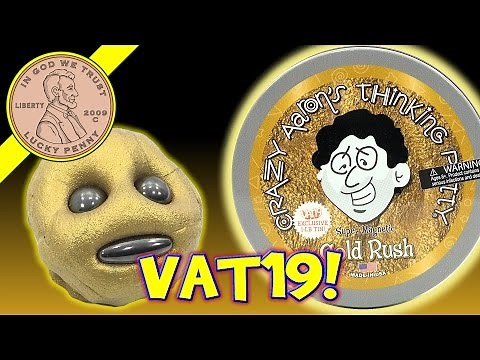 VAT19 Exclusive! 1LB Super Magnetic Gold Rush Crazy Aaron's Golden Putty
