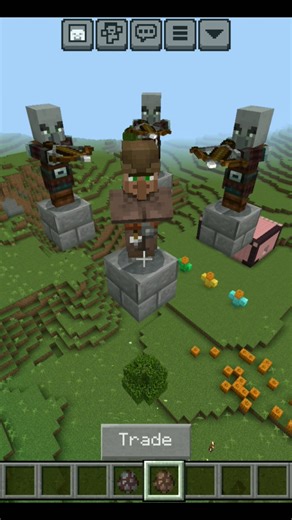 minecraft villager Baby pillager Laver 🥺 #shortvideo #minecraft