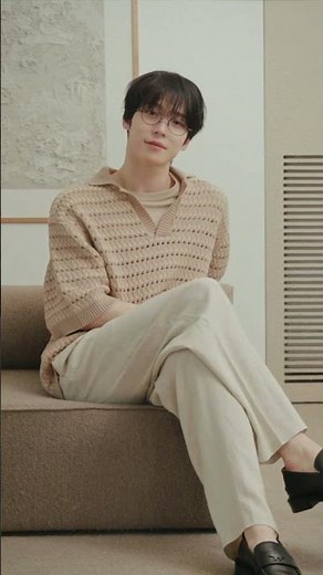 ATEEZ YUNHO IN MAISON KITSUNÉ SS26