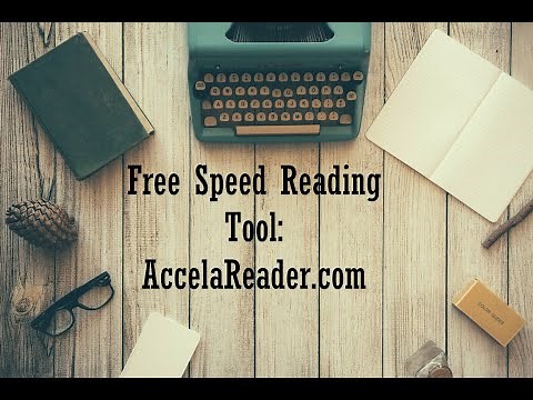 Free Speed Reading Tool: AccelaReader.com