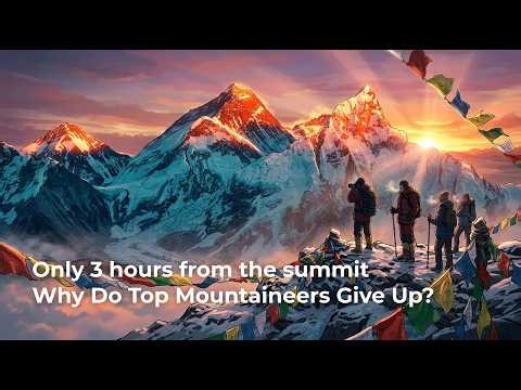Only 3 Hours from the Summit: Why Do Top Mountaineers Give Up?