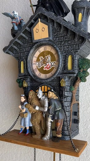 523K views · 208 reactions | Keep time at the Wicked Witch's castle with lights, motion, barking Toto! Shop Now! | The Bradford Exchange | Facebook