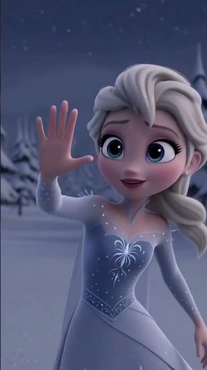 Elsa’s Cutest Moment Ever 💙❄️ | 3D Short Film✨