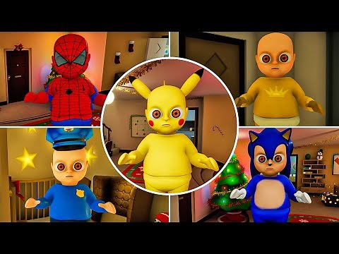 PIKACHU Funny Moments VS Baby In Yellow | The Baby In Yellow Episode 13