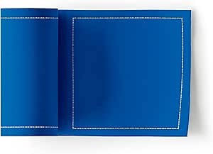Cotton Cocktail Napkin - 4.3 x 4.3 in - 50 units per roll - Royal Blue