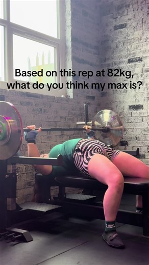 What Is My Max Bench Press Based on 82kg Rep?