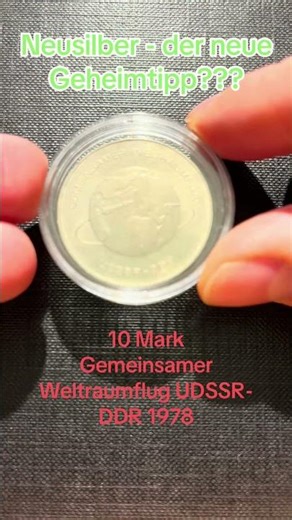 10 DDR Mark - gemeinsamer Weltraumflug UDSSR/DDR 1978 #deutschegeschichte #seltenemünzen