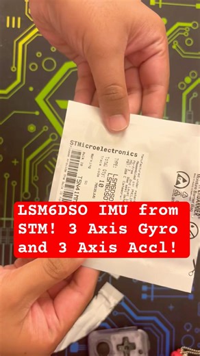 LSM6DSO inertial measurement unit from STM ! #stm32 #arduino #arduinoproject #arduino #esp32 #stlink