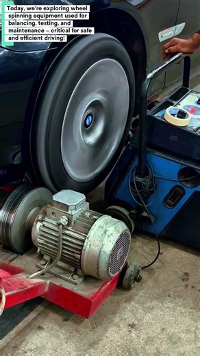 Vehicle Wheel Spinning Test & Balancing Equipment - Complete