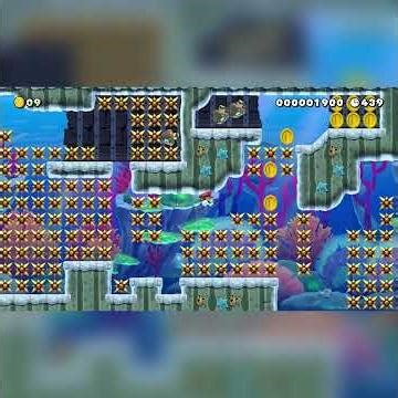 Nintendo Underwater Precision by ArYan⌒PL #shorts 🍄Super Mario Maker 2 Switch 2 No Commentary #dvv