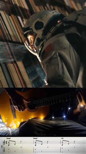 Interstellar – Guitar Melody✨️ (TAB on Screen)