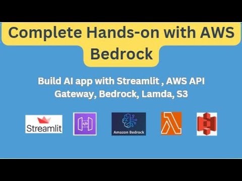 AWS Generative AI Bedrock | Build end to end Gen AI app AWS Bedrock, API gateway, Lambda, Boto3, S3