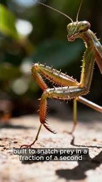 This “Peaceful” Bug Is Actually a Tiny Alien Assassin - The Praying Mantis