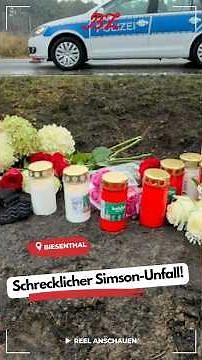 SIMSON-TRAGÖDIE - Freunde trauern