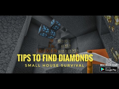 Tips/tricks to find diamonds both survival craft and mini block craft