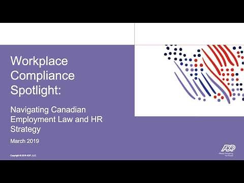 Workplace Compliance Spotlight: Navigating Canadian Employment Law and HR Strategy