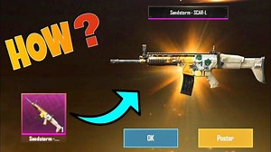 How to get permanent SCAR-L skins in BGMI for free
