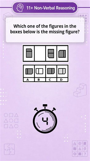11 Plus Non Verbal Reasoning Complete the Series