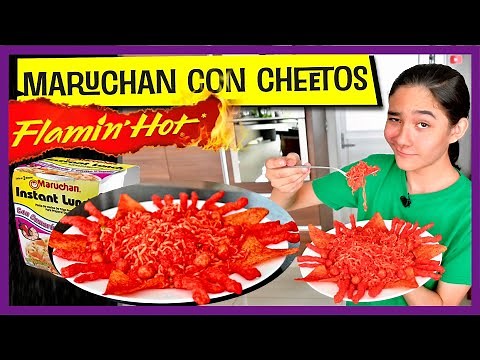 MARUCHAN CON CHEETOS FLAMIN HOT | MrDavid TubeHD