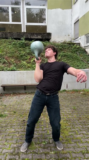 17 Reps Bottom-Up Kettlebell Press (24 kg) | Age 17