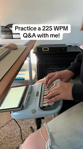 225 WPM Practice Session for Court Reporters