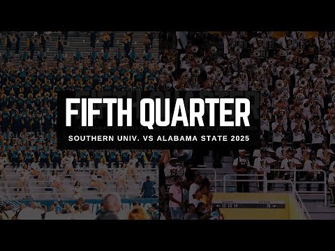 🎧 5th Quarter - Southern University vs Alabama State 2025 [ULTRA HD]