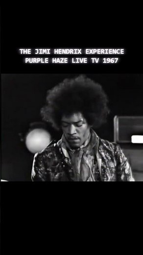 THE JIMI HENDRIX EXPERIENCE | Purple Haze Live TV 1967 #jimihendrix #guitarist #hardrock #shorts