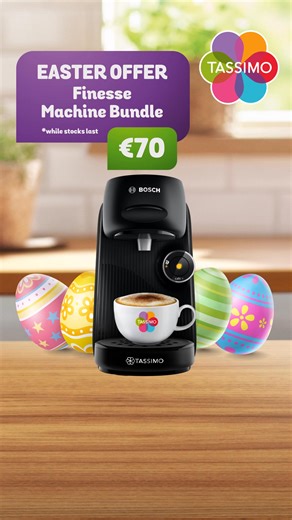 2K views | Get a Tassimo Friendly Finesse with 5 packs of coffee for only €70, including free delivery | Tassimo | Facebook