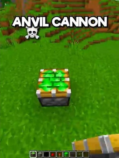 Anvil cannon in Minecraft 🔥🤫 #gaming #viralshorts #shorts #trending #minecraft #memes #foryou