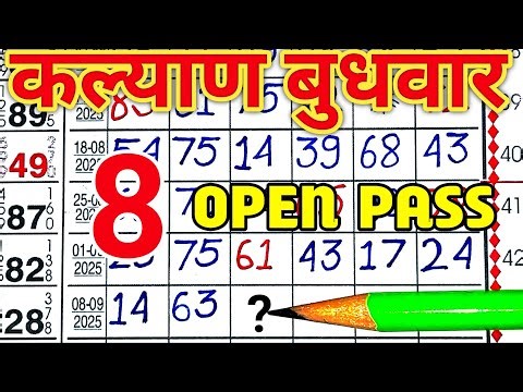 Kalyan पॅनल लाईन ट्रिक🙂10-09-2025 || kalyan total & tebal trick || kalyan trick live