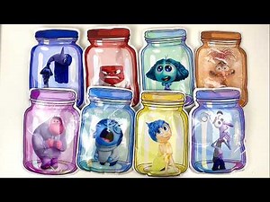 ❄️Paper DIY❄️ INSIDE OUT 2 Jar Blind Bags Unboxing| How To Make Inside out Blind Bag & Game book