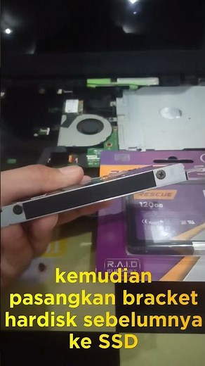 Cara Upgrade SSD Laptop Asus X441S #shorts #upgradessd #asus