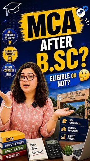🔥 MCA After BSc? Complete Eligibility 2026 | Maths Required or Not? 🤔 #mca #bsc