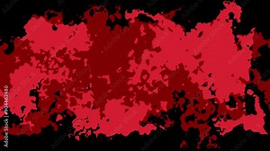 abstract animation of red blood type falling, horror, halloween, blood effect