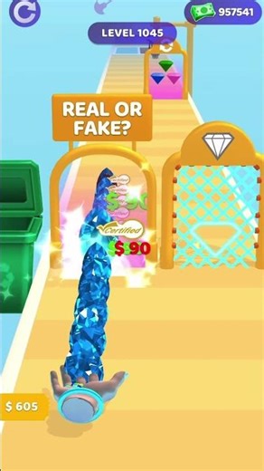 INSANE!! Gem Stack Run 1045 #gaming #gemstack #shorts