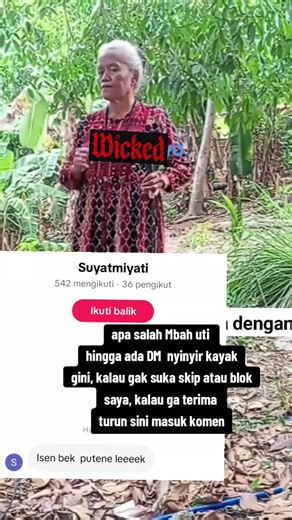 Mbah uti ,, menghiburi bukan maling ,, Napa harus malu #nenekviral
