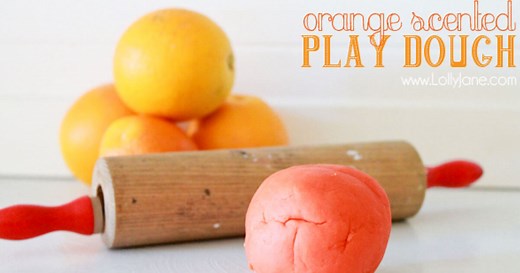 Orange Scented Playdough Recipe