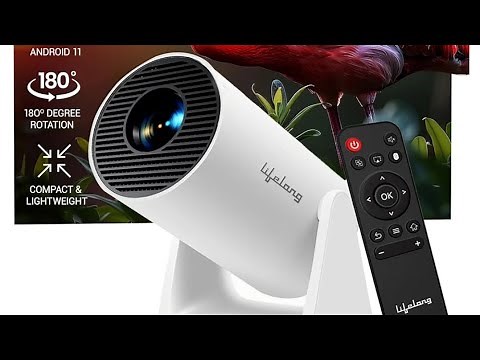 Lifelong light beam smart projector for home 4k support unboxing and usage