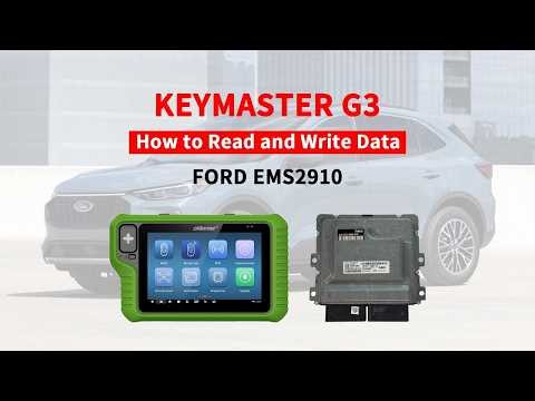 OBDSTAR G3 Read and Write Ford EMS2910 ECU on Bench- OBDII365