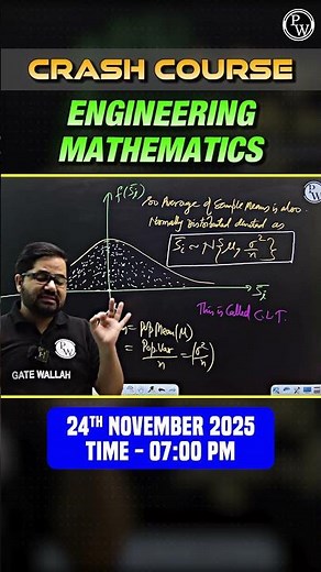 Engineering Mathematics Ke Interesting Facts 🤔 #PW #GATE
