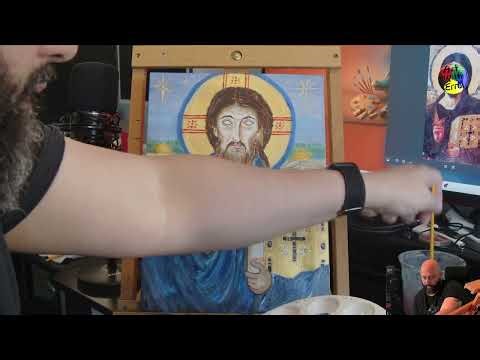 Painting Jesus on Canvas Part 8 ArtwithErrol