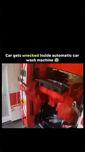 Don't go to an automatic car wash before watching this! 🛑 #carwash