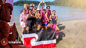 Te Kura Kaupapa Māori o Te Rangi Āniwaniwa dominated this year's National Secondary Schools Waka Ama competition. Our reporter Harata Brown followed her former kura in the lead up to their finals races. | Te Karere