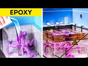 GIANT CREEPY EPOXY RESIN CRAFT || Amazing Miniature For Horror Fans 🐙