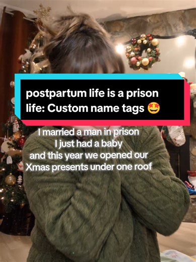 I've always wanted brand new stockings and tags, what better year to get them than the year we can all celebrate under one roof with the newest addition to our family 🥰🥰🥰 Thanks RJM Creations for these custom name tags!!! I'm obsessed!!! @RJM Creations check them out on FB too @ RJM custom creations and blanks #shoplocal #postpartum #newborn #marriedlife #prisonwife